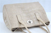 Authentic FURLA Leather Shoulder Tote Bag Ivory H9107