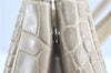 Authentic FURLA Leather Shoulder Tote Bag Ivory H9107