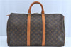 Authentic Louis Vuitton Monogram Keepall 50 Boston Bag M41426 LV H9108