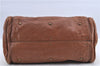 Authentic Chloe Paddington Leather Shoulder Bag Brown H9109