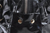 Authentic Chloe Eloise 2Way Shoulder Hand Bag PVC Leather Black Junk H9111