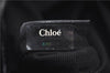 Authentic Chloe Eloise 2Way Shoulder Hand Bag PVC Leather Black Junk H9111