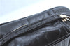 Authentic MARIO VALENTINO Shoulder Cross Body Bag Purse Leather Black H9112