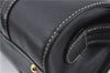 Authentic Burberrys Vintage Leather Hand Bag Purse Black H9116