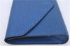 Authentic Louis Vuitton Epi Arts Deco Clutch Bag Blue M52635 LV H9119