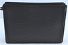 Auth Louis Vuitton Epi Enghien 2Way Shoulder Clutch Bag Black M52112 LV H9120