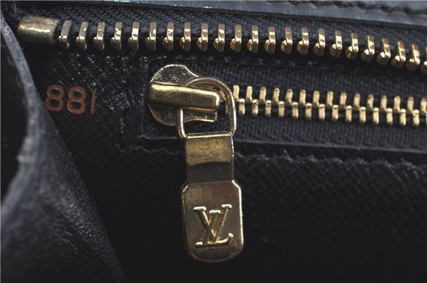 Auth Louis Vuitton Epi Enghien 2Way Shoulder Clutch Bag Black M52112 LV H9120