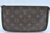 Authentic Louis Vuitton Monogram Pochette Accessoires Pouch M51980 Junk H9121