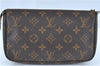 Authentic Louis Vuitton Monogram Pochette Accessoires Pouch M51980 Junk H9121