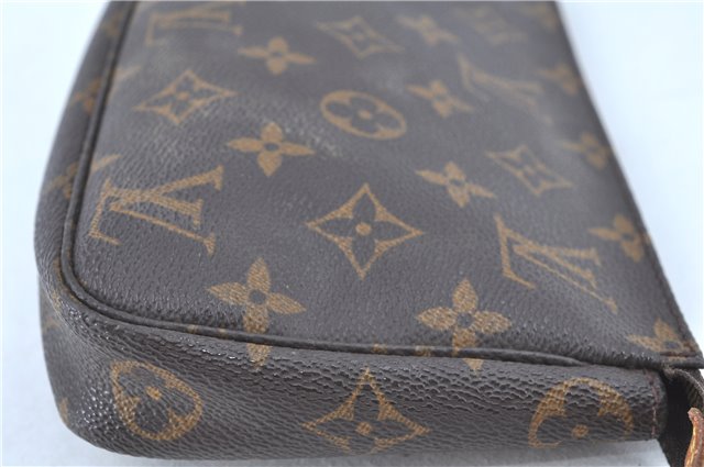 Authentic Louis Vuitton Monogram Pochette Accessoires Pouch M51980 Junk H9121