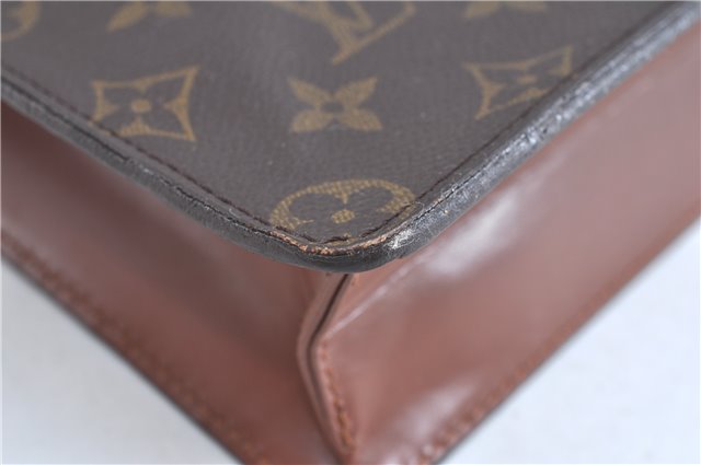 Authentic Louis Vuitton Monogram Pochette Homme Clutch Hand Bag M51795 LV H9127