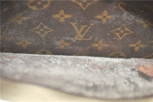 Authentic Louis Vuitton Monogram Pochette Homme Clutch Hand Bag M51795 LV H9127