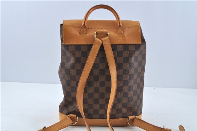 Authentic Louis Vuitton Damier Arlequin Backpack N99038 LV H9128