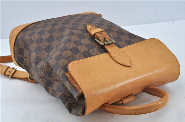 Authentic Louis Vuitton Damier Arlequin Backpack N99038 LV H9128