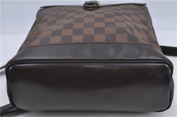 Authentic Louis Vuitton Damier Soho Backpack N51132 LV Junk H9134