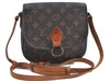 Auth Louis Vuitton Monogram Saint Cloud MM Shoulder Cross Bag M51243 LV H9135