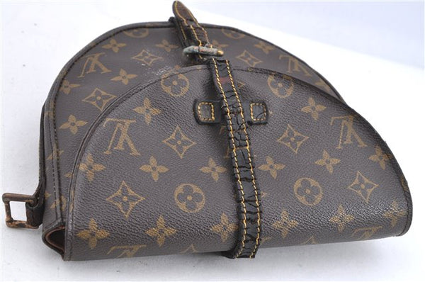 Auth Louis Vuitton Monogram Chantilly MM Shoulder Cross Bag M51233 Junk H9137