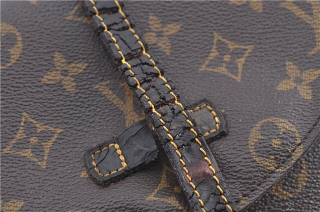 Auth Louis Vuitton Monogram Chantilly MM Shoulder Cross Bag M51233 Junk H9137