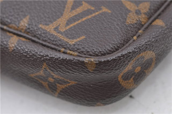 Authentic Louis Vuitton Monogram Pochette Accessoires Pouch M51980 LV H9140