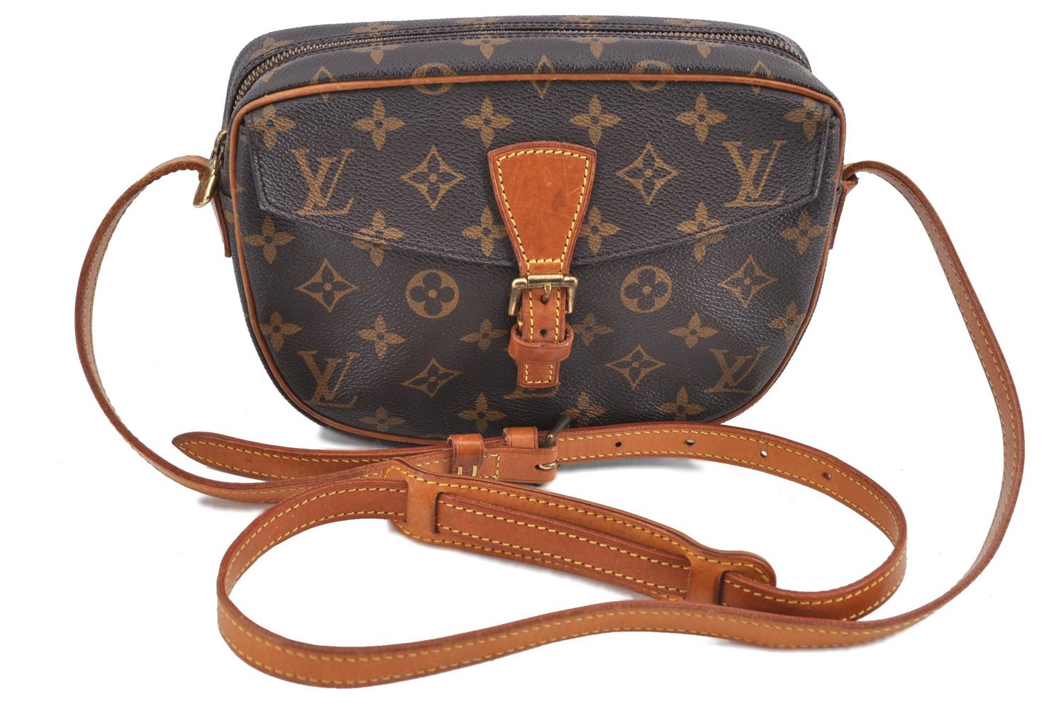 Auth Louis Vuitton Monogram Jeune Fille PM Shoulder Cross Bag M51227 LV H9141
