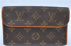 Authentic Louis Vuitton Monogram Pochette Florentine Pouch Clutch Bag LV H9143