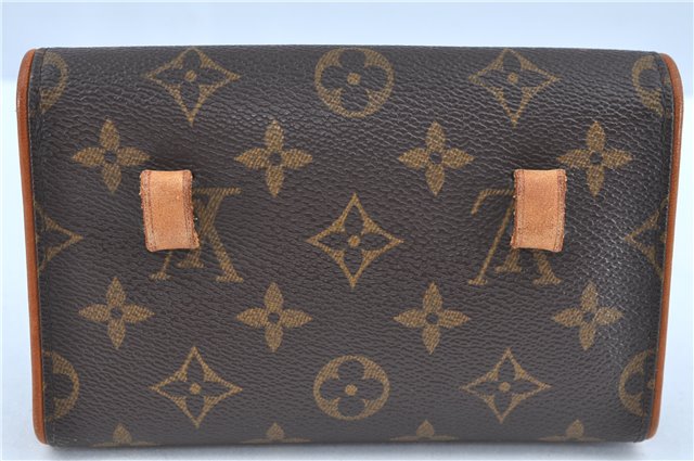 Authentic Louis Vuitton Monogram Pochette Florentine Pouch Clutch Bag LV H9143