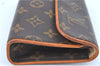 Authentic Louis Vuitton Monogram Pochette Florentine Pouch Clutch Bag LV H9143