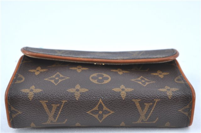 Authentic Louis Vuitton Monogram Pochette Florentine Pouch Clutch Bag LV H9143