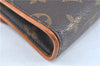 Authentic Louis Vuitton Monogram Pochette Florentine Pouch Clutch Bag LV H9143