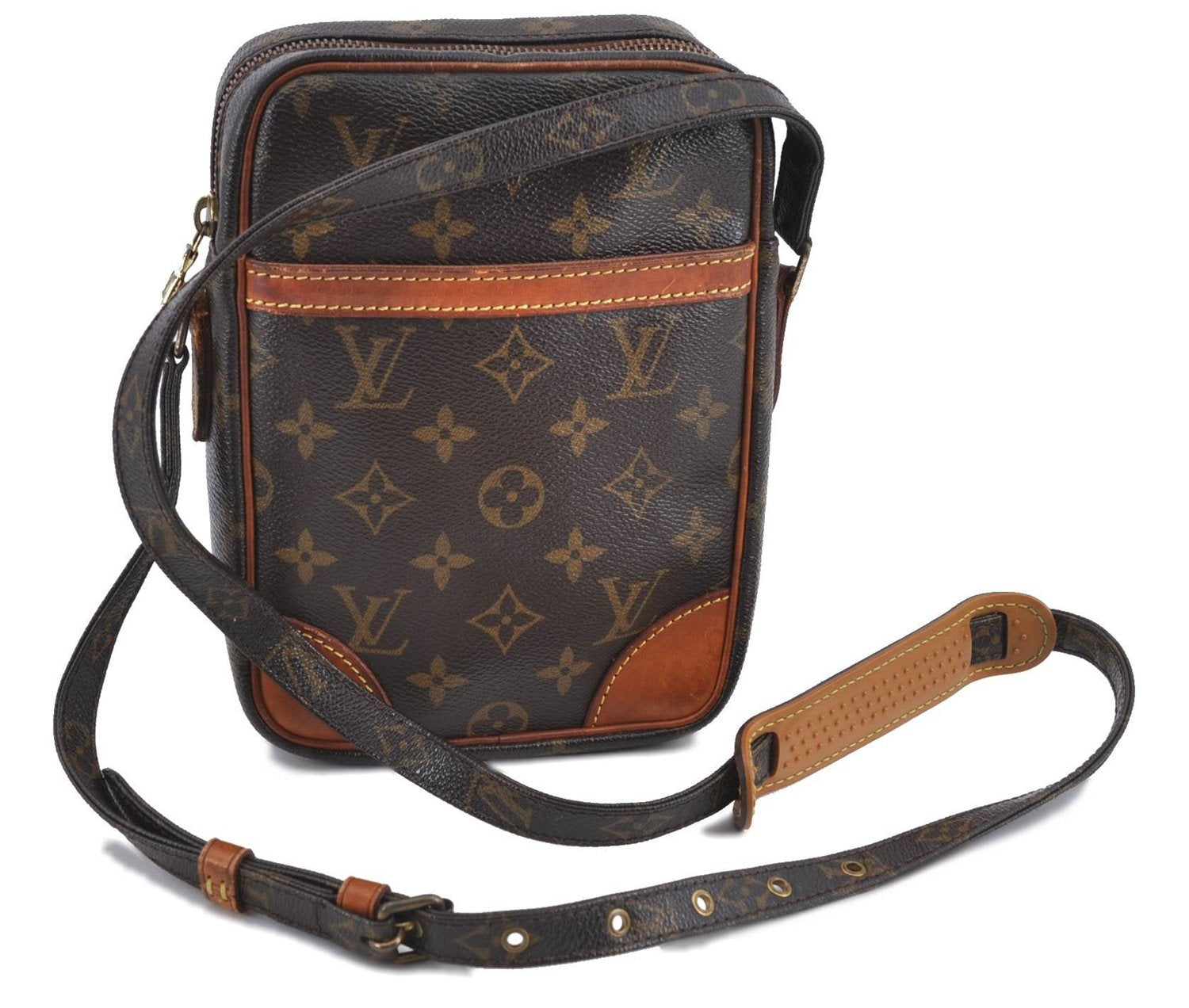 Authentic Louis Vuitton Monogram Danube Shoulder Cross Body Bag M45266 LV H9144