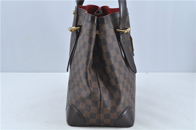 Authentic Louis Vuitton Damier Hampstead MM Shoulder Tote Bag N51204 LV H9145