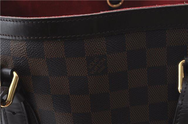 Authentic Louis Vuitton Damier Hampstead MM Shoulder Tote Bag N51204 LV H9145