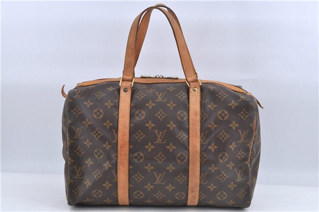 Authentic Louis Vuitton Monogram Sac Souple 35 Hand Boston Bag M41626 LV H9148