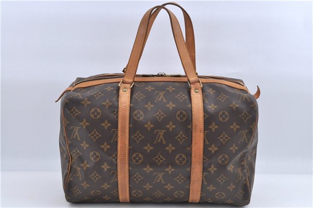 Authentic Louis Vuitton Monogram Sac Souple 35 Hand Boston Bag M41626 LV H9148