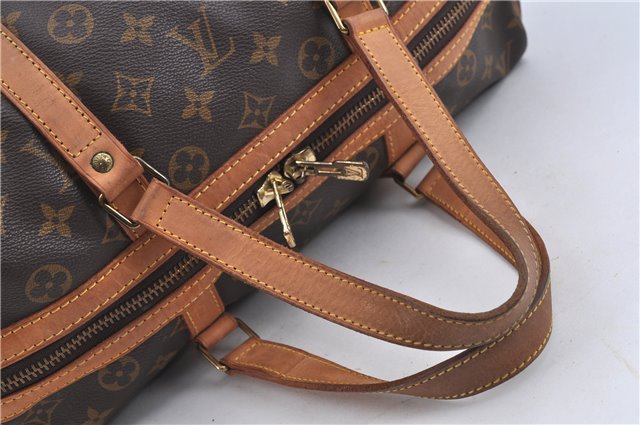 Authentic Louis Vuitton Monogram Sac Souple 35 Hand Boston Bag M41626 LV H9148