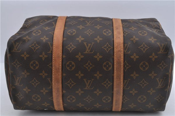 Authentic Louis Vuitton Monogram Sac Souple 35 Hand Boston Bag M41626 LV H9148