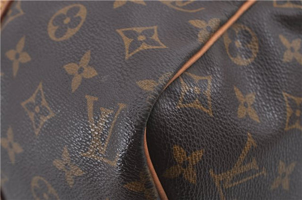 Authentic Louis Vuitton Monogram Sac Souple 35 Hand Boston Bag M41626 LV H9148