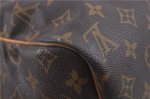 Authentic Louis Vuitton Monogram Sac Souple 35 Hand Boston Bag M41626 LV H9148