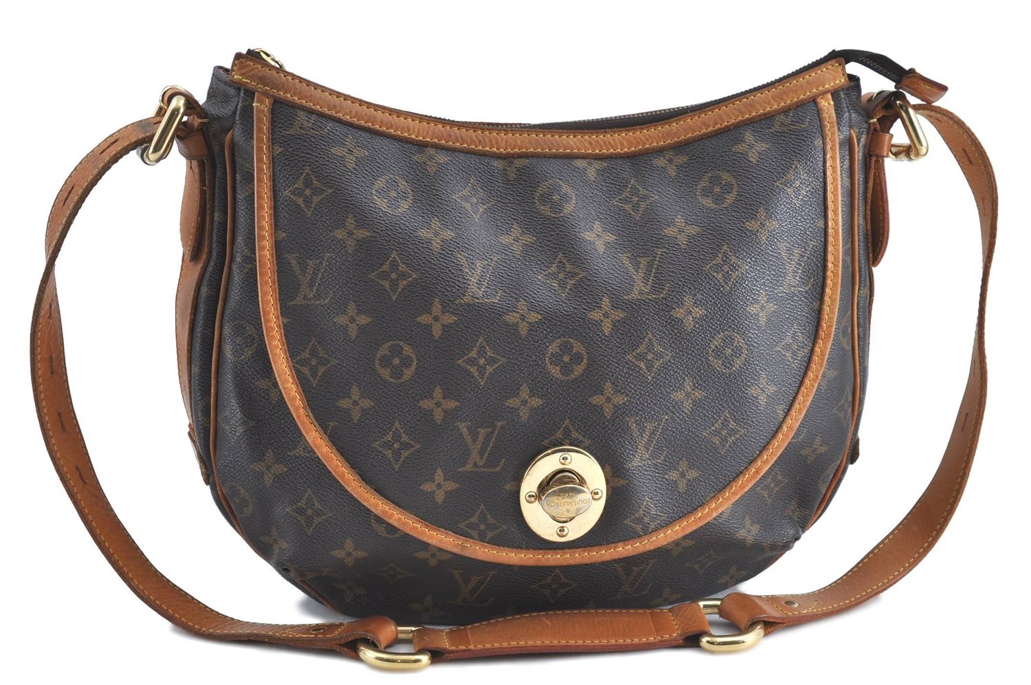 Auth Louis Vuitton Monogram Tulum GM Shoulder Cross Body Bag M40075 LV H9149