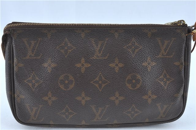 Authentic Louis Vuitton Monogram Pochette Accessoires Pouch M51980 Junk H9152