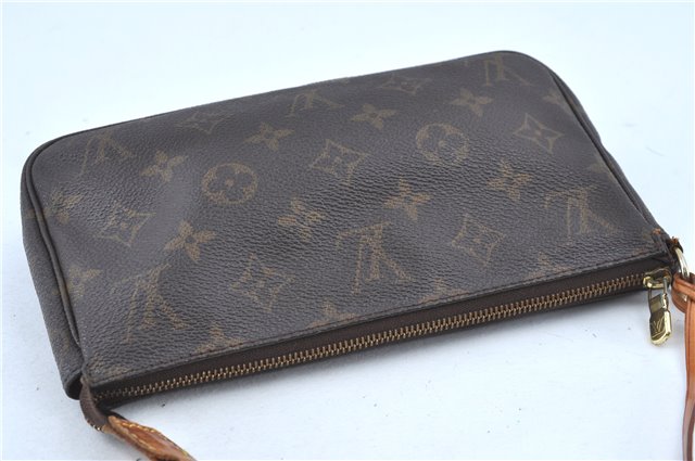 Authentic Louis Vuitton Monogram Pochette Accessoires Pouch M51980 Junk H9152