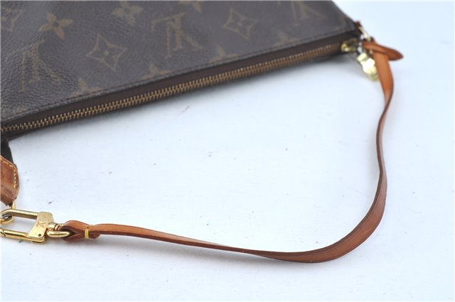 Authentic Louis Vuitton Monogram Pochette Accessoires Pouch M51980 Junk H9152