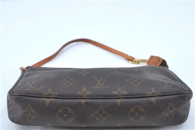 Authentic Louis Vuitton Monogram Pochette Accessoires Pouch M51980 Junk H9152