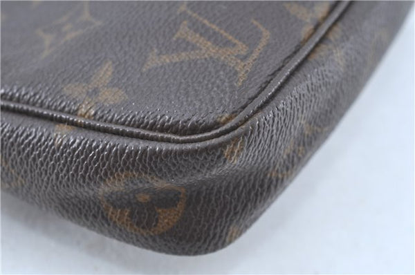 Authentic Louis Vuitton Monogram Pochette Accessoires Pouch M51980 Junk H9152