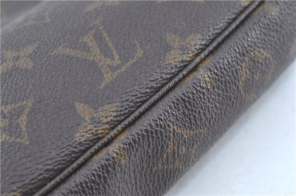 Authentic Louis Vuitton Monogram Pochette Accessoires Pouch M51980 Junk H9152