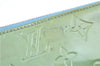 Auth Louis Vuitton Vernis Lexington Hand Bag Pouch Light Green M91011 LV H9159
