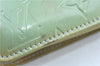 Auth Louis Vuitton Vernis Lexington Hand Bag Pouch Light Green M91011 LV H9159