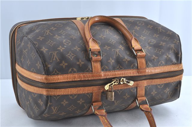 Authentic Louis Vuitton Monogram Sac Sport Travel Hand Bag M41444 LV H9165