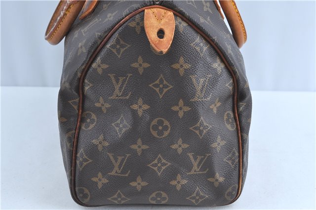 Authentic Louis Vuitton Monogram Speedy 30 Hand Bag M41526 LV Junk H9167