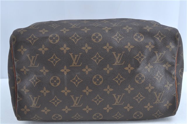 Authentic Louis Vuitton Monogram Speedy 30 Hand Bag M41526 LV Junk H9167